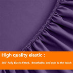 TAIMIT Purple Full Size Comforter Set - Image 6