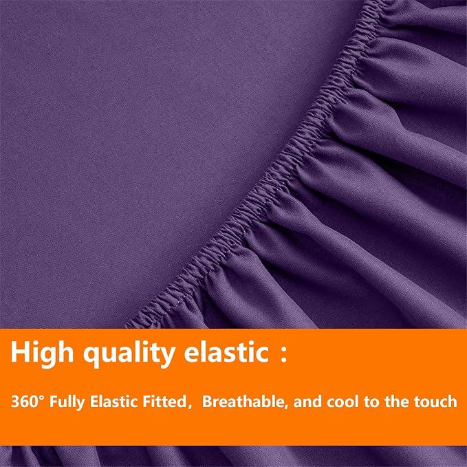 TAIMIT Purple Twin Size Comforter Set - Image 6