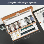 ProCase Watch Box, 6 Slot Watches Display Case - Image 2