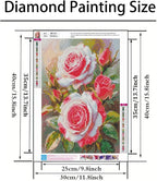 Diamond Paintings Kits for Beginners, Flower Diamond Arts Kits for Adults - Image 5