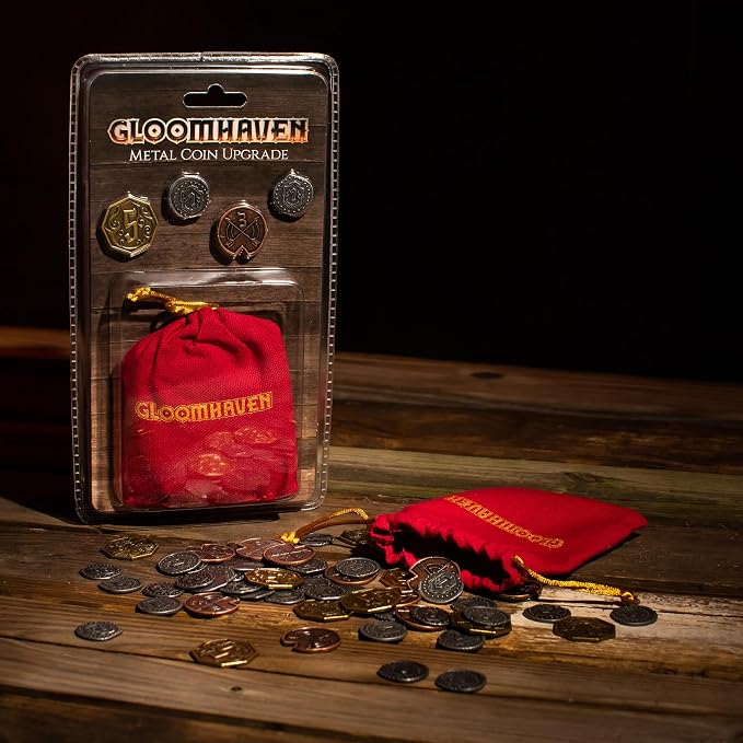 Cephalofair Games: Gloomhaven: Metal Coin Upgrade - Image 6