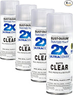 Rust-Oleum 334022 Painter's Touch 2X Ultra Cover Spray Paint, 12 oz, Matte Clear by Rust-Oleum