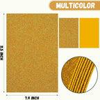 10 Pack Glitter Foam Sheets Craft 8 x 12 inch | Sparkles Foam Paper - Image 2