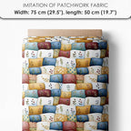 Farmhouse Chicken Patchwork Cotton Fabric Panel – 6 Designs + Bonus Patchwork - Image 7