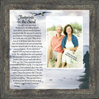 Footprints in the Sand Inspirational Wall Art, Beach Decor, Christian Gifts - Image 2