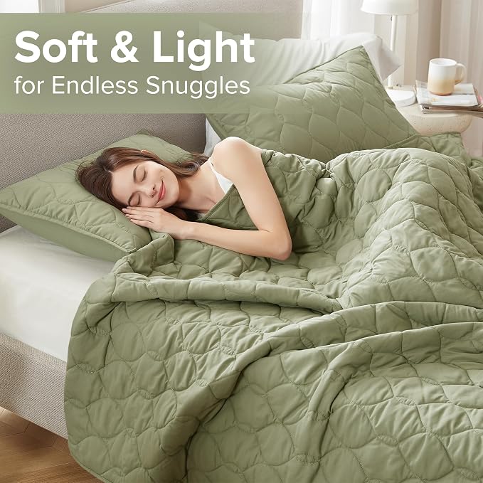 Comfort Spaces King Quilt Set Modern Reversible Ogee Coverlet King Bedding Set - Image 6