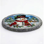 Magnolia Garden 10-Inch Christmas Snowman Stepping Stone - Image 3
