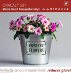 ORACAL 631 Matte Dark Green Vinyl Durable Roll Easy to Weed Permanent Adhesive - Image 3