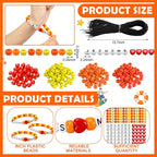 Ferreve 35 Sets Sun Religious Bead Wristband Craft Kit Jesus Love Me Faith DIY - Image 2
