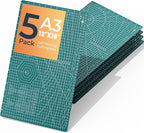 HTVRONT 5 Packs Self Healing Cutting Mat- 12" x 18” Double-Sided Cutting Mats by HTVRONT