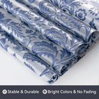 DKTIE Blue Bohemian Seamless Decorative Privacy Window Film Patterns Stain - Image 8
