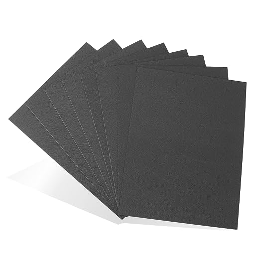 CALPALMY 8-Pack Black ABS Plastic Sheet 1/16 Inch Thick, Flexible Than Acrylic - Image 8