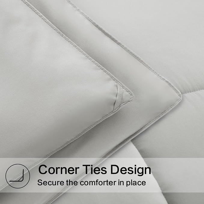 EASELAND King Size Down Alternative Comforter - Image 6