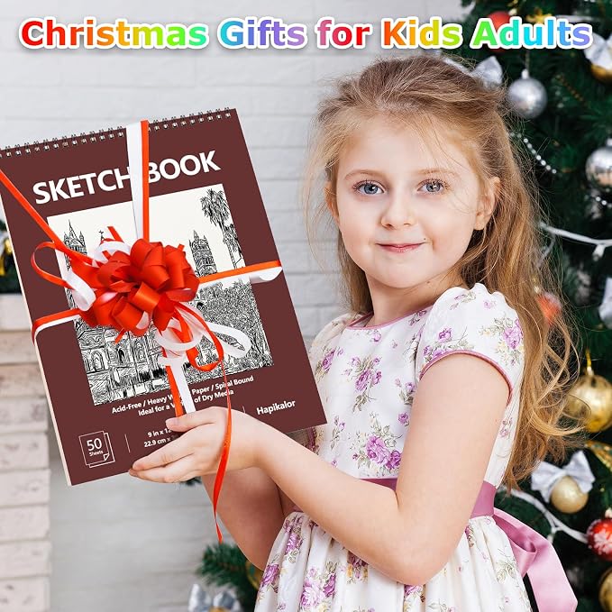 9" x 12" Sketch Book, Acid Free Artist Drawing Book Paper, Art Supplies - Image 4
