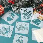 Augshy 56 Pack Christmas Dot Painting Templates Stencils DIY Christmas Pattern - Image 5