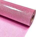 Pink Glitter Heat Transfer Vinyl 12" x 15 ft HTV by MerryMade