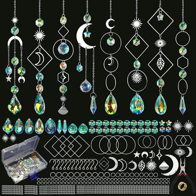 228pcs Sun Catcher Kits for Adults, DIY Arts and Crafts for Women | Prism by Worgree