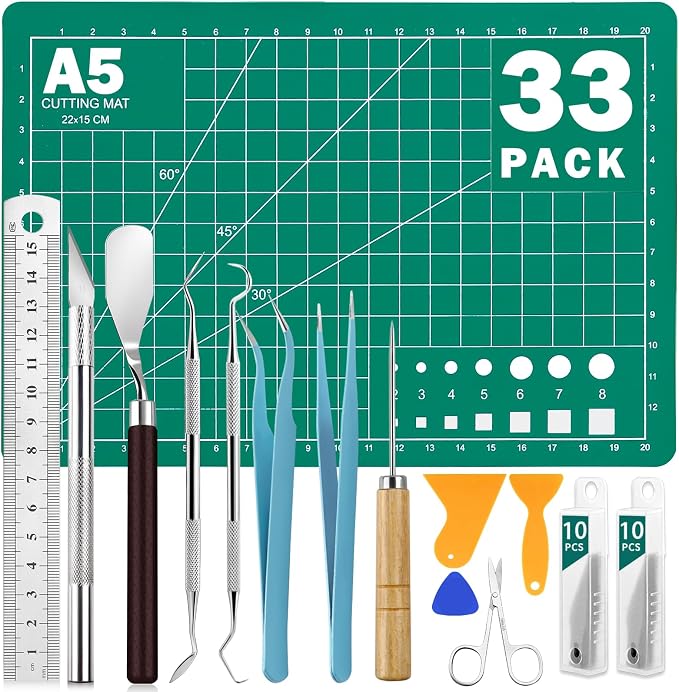 CLOYAN 33pcs Weeding Tools for Vinyl Set, Precision Craft Vinyl Weeding Tools by CLOYAN