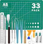 CLOYAN 33pcs Weeding Tools for Vinyl Set, Precision Craft Vinyl Weeding Tools by CLOYAN