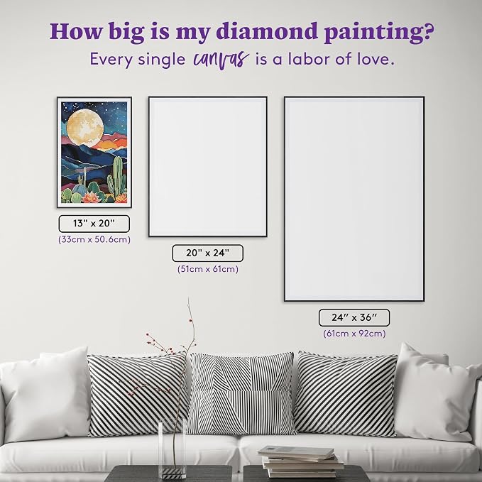 DIAMOND ART CLUB Night in New Mexico Diamond Painting Kit, Fun DIY Crafts - Image 4