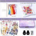 380Pcs Pressed Flower Bookmark Kit - Image 4