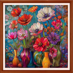 Foxhool Stamped Cross Stitch Kits, 11CT Printed Cross Stitch Pattern Full by FoxhoolBeginnersCrossStitchKits