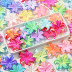 40pcs Flower Shape Beads Color Iris Bead Color Lily Beads - Image 3