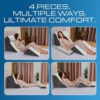Kolbs 4pcs Orthopedic Bed Wedge Pillow Set - Image 3