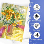 ESRICH Stretched Canvas for Painting 12x16 Inch, 2 Pack Blank Canvas -5/8 in - Image 4
