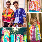 7 Colors Tie Dye Kit, 13.52oz Jumbo-Size Fabric Dye - Image 6