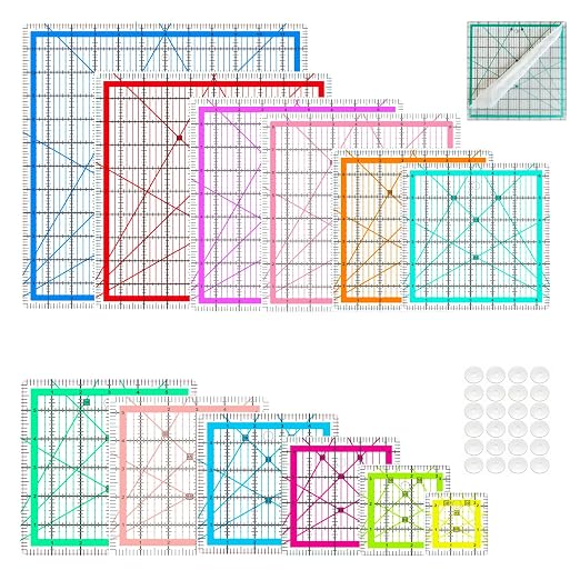 Quilting Rulers, 12 Quilting Square Ruler, Quilting Rulers and Templates by HUIFARI