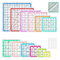Quilting Rulers, 12 Quilting Square Ruler, Quilting Rulers and Templates by HUIFARI