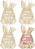 Large Size 12" Wooden Easter Ornaments to Paint, Wooden DIY Blank Unfinished by Sophena