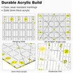 Sewing Ruler, 6“ * 17” Quilting Rulers, Acrylic Ruler, Cutting Ruler - Image 3