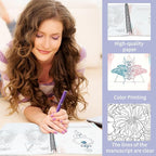 Kalysky Adult Coloring Book for Women, Spiral Bound, Relaxation Arts and Crafts - Image 6