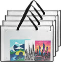 EOOUT 4pcs 24x36 Inches Art Portfolio Bags, Portfolio Folder by EOOUT