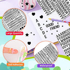 Letter Stickers 0.5 inch, Self-Adhesive Vinyl Waterproof ABC Letter Stickers - Image 3