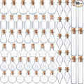Geiserailie 80 Pieces Tiny Glass Bottles Spell Jars by Geiserailie