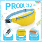 Hsei 2 Pcs Mesh Shell Bags for Beach Shelling Seashell Collecting Fanny Pack - Image 2