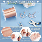 BENECREAT 26 Gauge Copper Jewelry Wire - Image 4