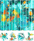 Tintnut Blue Splash Heat Transfer Vinyl, stretch washable, works by Tintnut