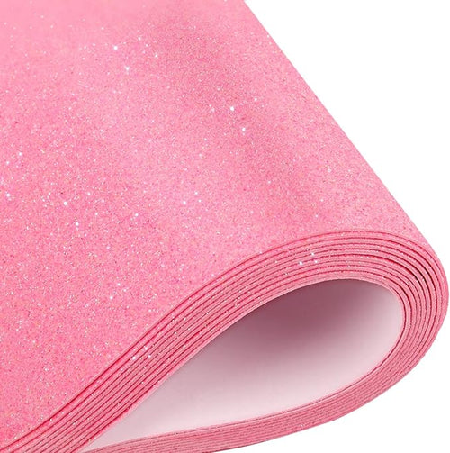 10 Sheets Glitter Paper Sheet for Crafts, A4 Cardstock Self-adhesive Paper for by Mluchee