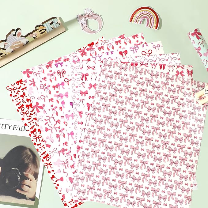 HTVRONT Pink Bow Heat Transfer Vinyl - Image 2