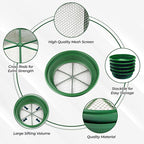 SE 13.25 Inch Wide Stackable Classifier Gold Prospecting Pan - Image 4