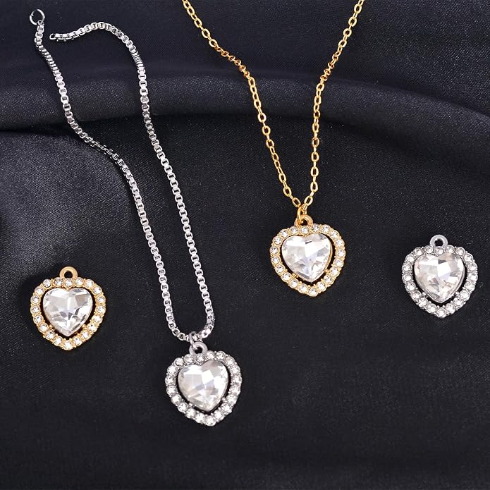 stino 40/48Pcs Paired Crystal Pendants Charms - Image 5