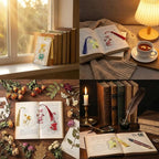 Tallew 81 Pcs DIY Dried Flower Bookmark Making Kit Include 40 Clear Transparent - Image 5