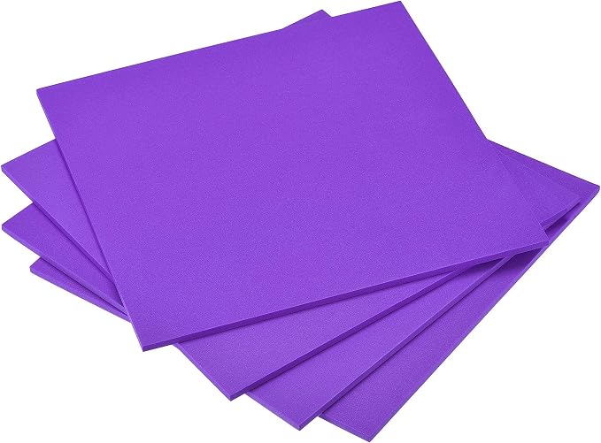 uxcell Purple EVA Foam Sheets 10 x 10 Inch 5mm Thickness by uxcell