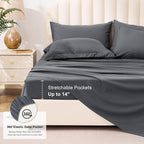 Love's cabin California King Comforter Set Soot Grey, 7 Pieces California King - Image 6