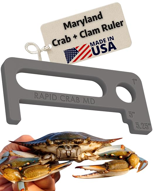 Crab Measurement Tool for MD Blue Crabs and Clams | Regulation Soft Shell by SupplySons