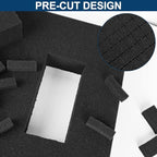 4 Pcs Pick and Pluck Foam Sheets 12" L x 12" W x 2" T Polyurethane Pick Apart - Image 5